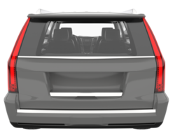 suv réaliste isolé sur fond transparent. rendu 3d - illustration png