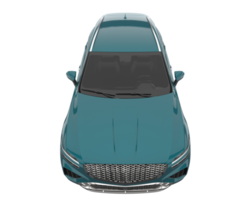 Realistic SUV isolated on transparent background. 3d rendering - illustration png