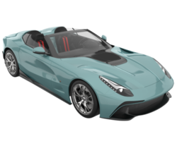 Sport car isolated on transparent background. 3d rendering - illustration png