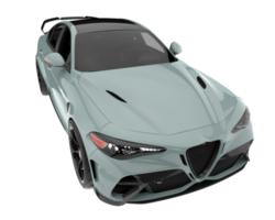 carro esporte isolado em fundo transparente. renderização 3D - ilustração png