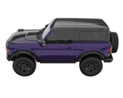 Realistic SUV isolated on transparent background. 3d rendering - illustration png