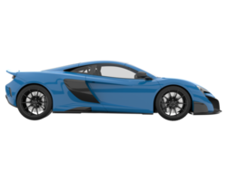 voiture de sport isolée sur fond transparent. rendu 3d - illustration png