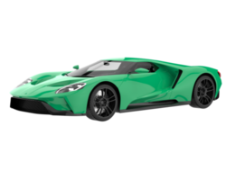 Sport car isolated on transparent background. 3d rendering - illustration png