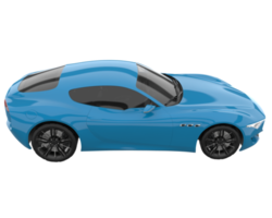 Sport car isolated on transparent background. 3d rendering - illustration png