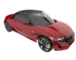 voiture de sport isolée sur fond transparent. rendu 3d - illustration png