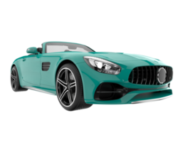 Sport car isolated on transparent background. 3d rendering - illustration png