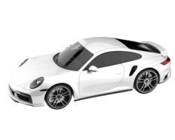 Sport car isolated on transparent background. 3d rendering - illustration png