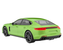 Sport car isolated on transparent background. 3d rendering - illustration png