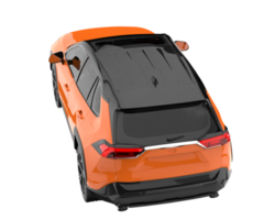 Realistic SUV isolated on transparent background. 3d rendering - illustration png