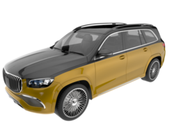 realistischer suv isoliert auf transparentem hintergrund. 3D-Rendering - Abbildung png