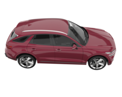 Realistic SUV isolated on transparent background. 3d rendering - illustration png