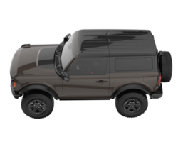 suv realista isolado em fundo transparente. renderização 3D - ilustração png