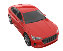 Realistic SUV isolated on transparent background. 3d rendering - illustration png