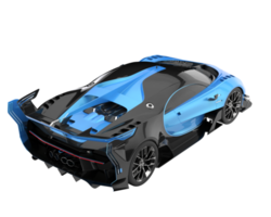 Sport car isolated on transparent background. 3d rendering - illustration png