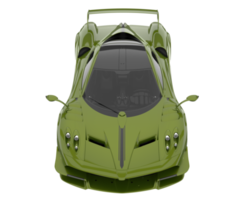 carro esporte isolado em fundo transparente. renderização 3D - ilustração png