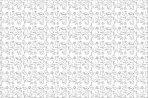 HAND DRAWN ANIMAL OUTLINE PATTERN vector
