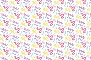 VECTOR ABSTRACT HAND DRAWN LINE PATTERN