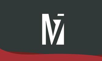 Alphabet letters Initials Monogram logo MZ, ZM, M and Z vector