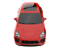 Realistic SUV isolated on transparent background. 3d rendering - illustration png