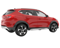 Realistic SUV isolated on transparent background. 3d rendering - illustration png
