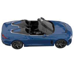 Sport car isolated on transparent background. 3d rendering - illustration png