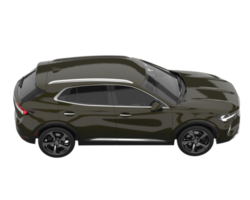 Realistic SUV isolated on transparent background. 3d rendering - illustration png