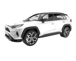 realistisk sUV isolerat på transparent bakgrund. 3d tolkning - illustration png