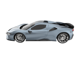 Sport car isolated on transparent background. 3d rendering - illustration png