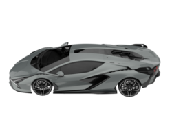 voiture de sport isolée sur fond transparent. rendu 3d - illustration png