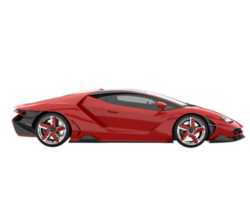 Sport car isolated on transparent background. 3d rendering - illustration png