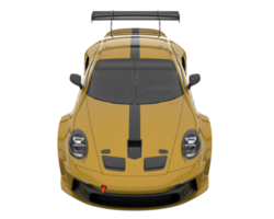 Sport car isolated on transparent background. 3d rendering - illustration png