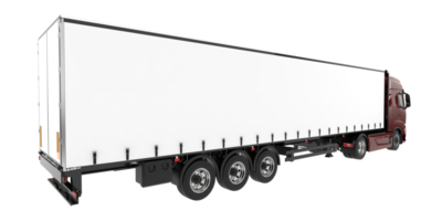 camion isolato su trasparente sfondo. 3d interpretazione - illustrazione png