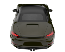 carro esporte isolado em fundo transparente. renderização 3D - ilustração png