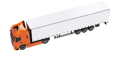 camion isolé sur fond transparent. rendu 3d - illustration png