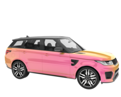 realistisch suv geïsoleerd Aan transparant achtergrond. 3d renderen - illustratie png