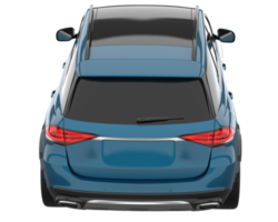 Realistic SUV isolated on transparent background. 3d rendering - illustration png