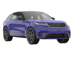 realistischer suv isoliert auf transparentem hintergrund. 3D-Rendering - Abbildung png