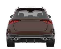 realistico suv isolato su trasparente sfondo. 3d interpretazione - illustrazione png