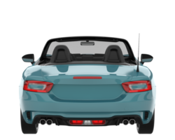 voiture de sport isolée sur fond transparent. rendu 3d - illustration png