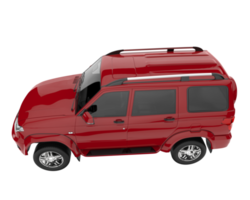 Realistic SUV isolated on transparent background. 3d rendering - illustration png