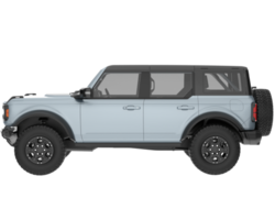 Realistic SUV isolated on transparent background. 3d rendering - illustration png