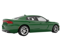 Sport car isolated on transparent background. 3d rendering - illustration png