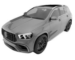 Realistic SUV isolated on transparent background. 3d rendering - illustration png