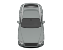 carro esporte isolado em fundo transparente. renderização 3D - ilustração png