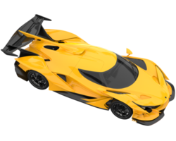 sport auto geïsoleerd Aan transparant achtergrond. 3d renderen - illustratie png