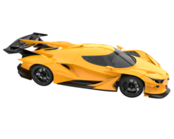 Sport car isolated on transparent background. 3d rendering - illustration png