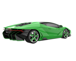 Sport car isolated on transparent background. 3d rendering - illustration png