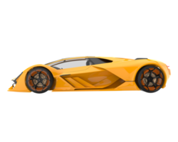 Sport car isolated on transparent background. 3d rendering - illustration png