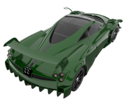 carro esporte isolado em fundo transparente. renderização 3D - ilustração png