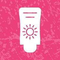 Sun Cream Vector Icon